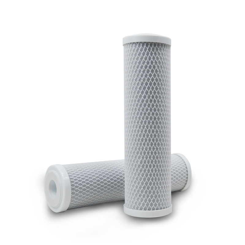 通用净水器10寸cto炭棒滤芯压缩活性炭滤芯家用水机滤芯配件压缩炭2支