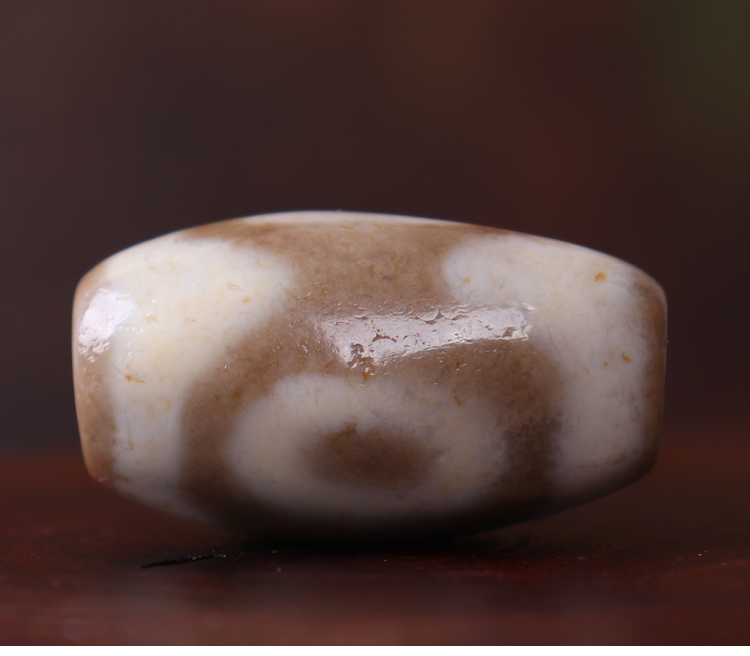 原矿西藏三眼老天珠吊坠天然老矿至纯油润包浆diy手串配珠真品