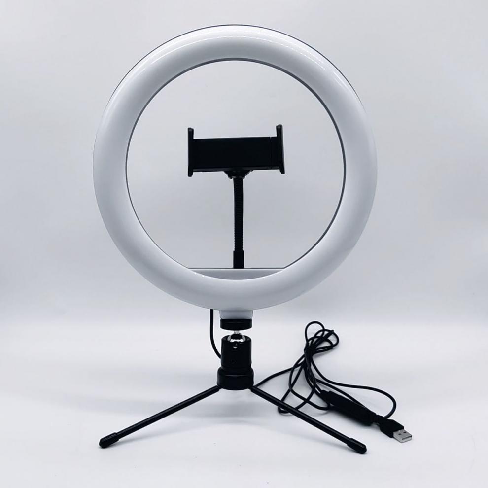 hkxa手机直播支架补光灯主播美颜嫩肤环形直播灯光网红主播自拍打光灯