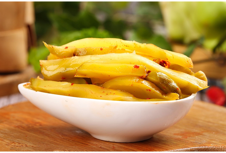 温州特产榨菜头宁波余姚整颗圆形五香榨菜丝芯片泡菜咸菜3斤装500g3袋