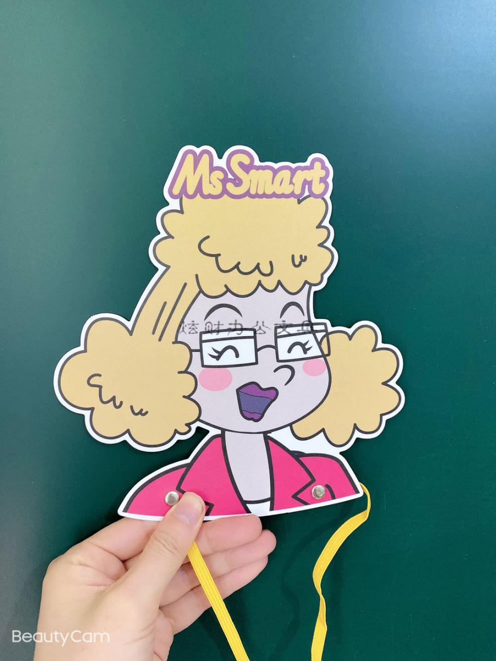 外研版小学英语头饰ppt教具人物头像公开课课件课视频面具 随机指定1