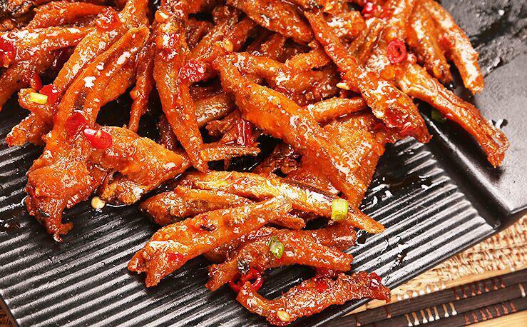 鱼霸香辣小鱼仔湖南特产麻辣鱼仔零食毛毛鱼干谢记多规格 香辣味鱼仔