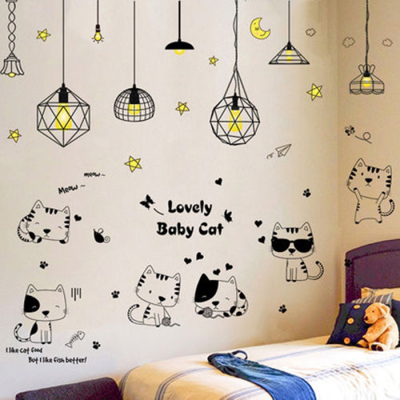 壁纸贴画背景墙装饰品创意个性ins画贴纸卧室床头背景墙壁装饰品装饰