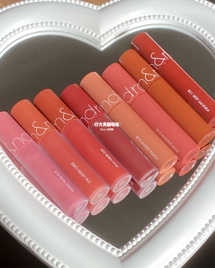 romand果汁口红不掉色不沾杯小众品牌学生款平价透明素颜镜面流彗唇釉