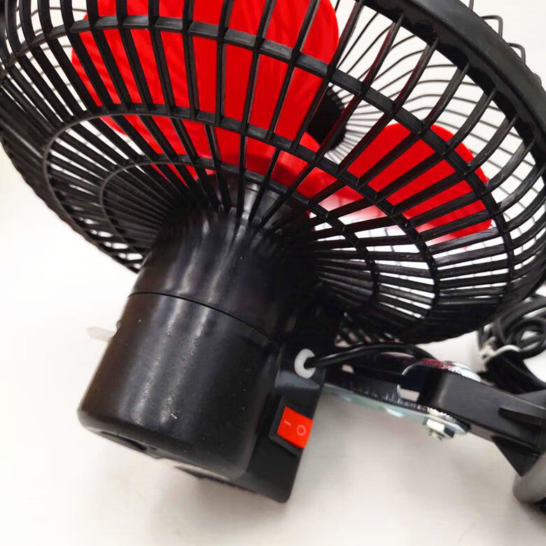 车载风扇48v20w电动车电瓶带夹子电扇可摇头电动车8寸48v风扇带夹子