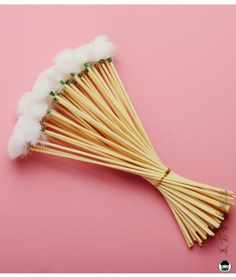 开学季 采耳鹅毛棒竹柄鹅毛棒采耳工具掏耳挖耳朵清洁工具木柄打掏耳