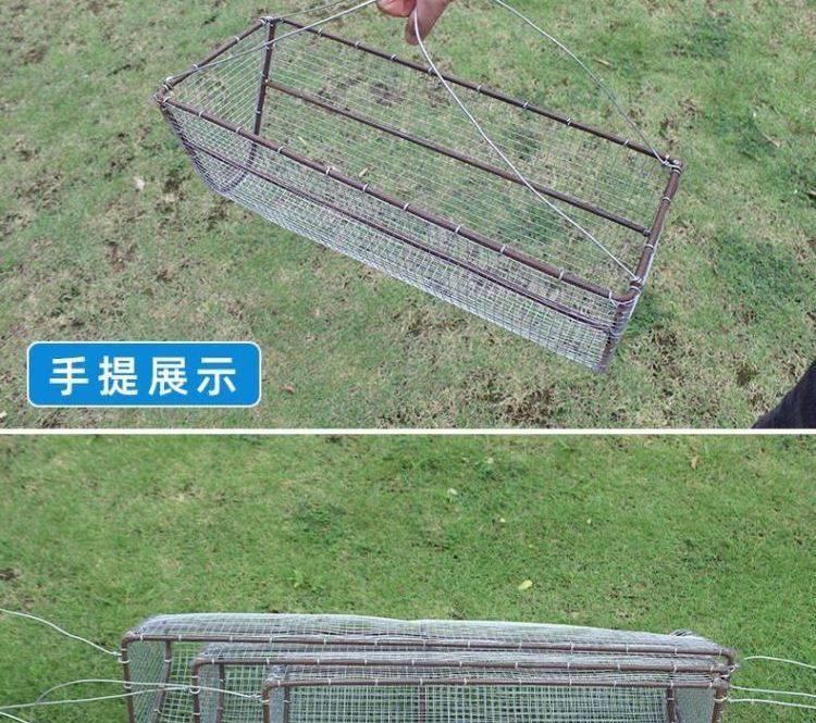 田螺捕捞神器捕捞器捕螺丝推网捞抓螺丝工具抓蚬子螺蛳成品60厘米1cm