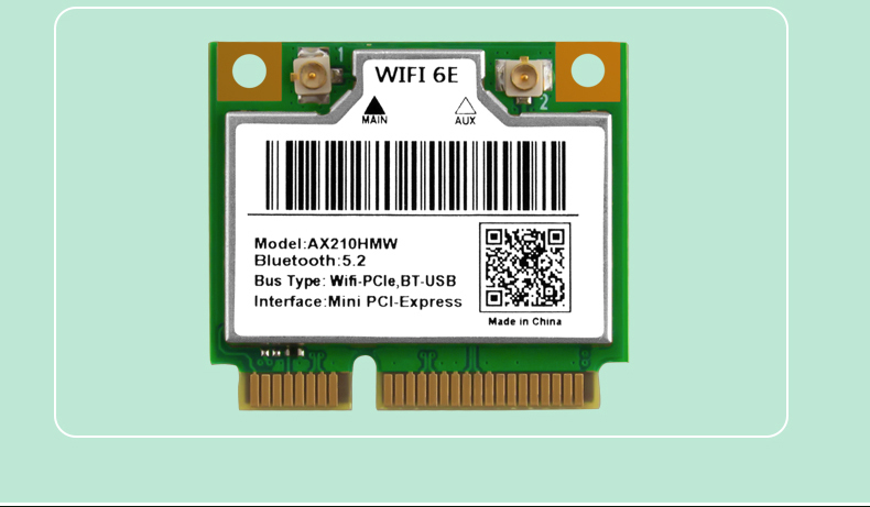 wifi6e笔记本网卡ax210ax200minipcie无线网卡模块笔记本内置千兆无线