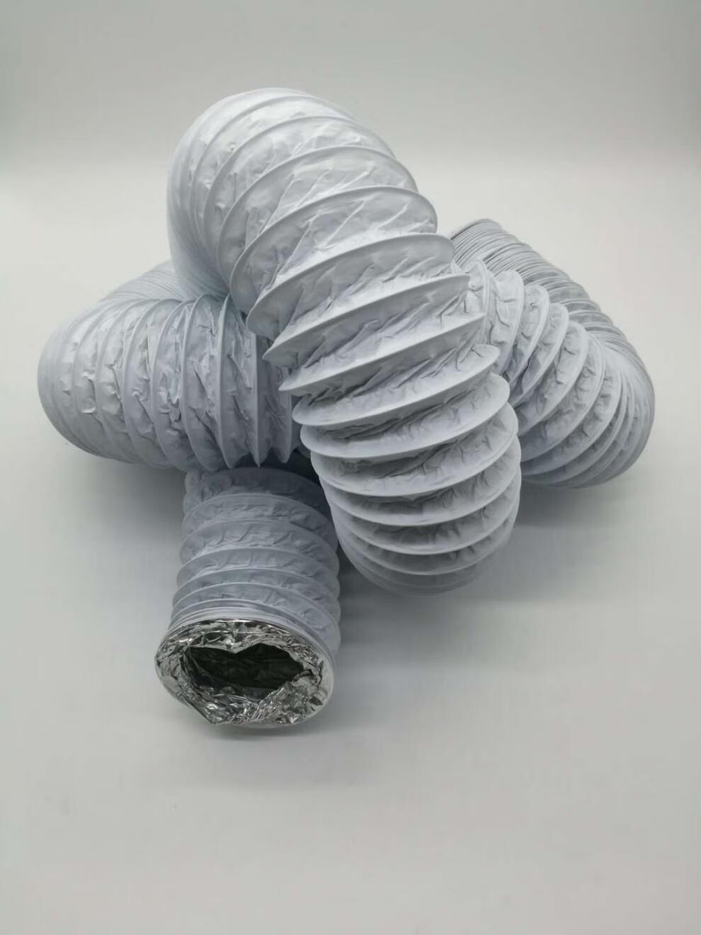 软管双层加厚pvc软管铝箔复合伸缩软管通风管新风排风管内径80mmx7米