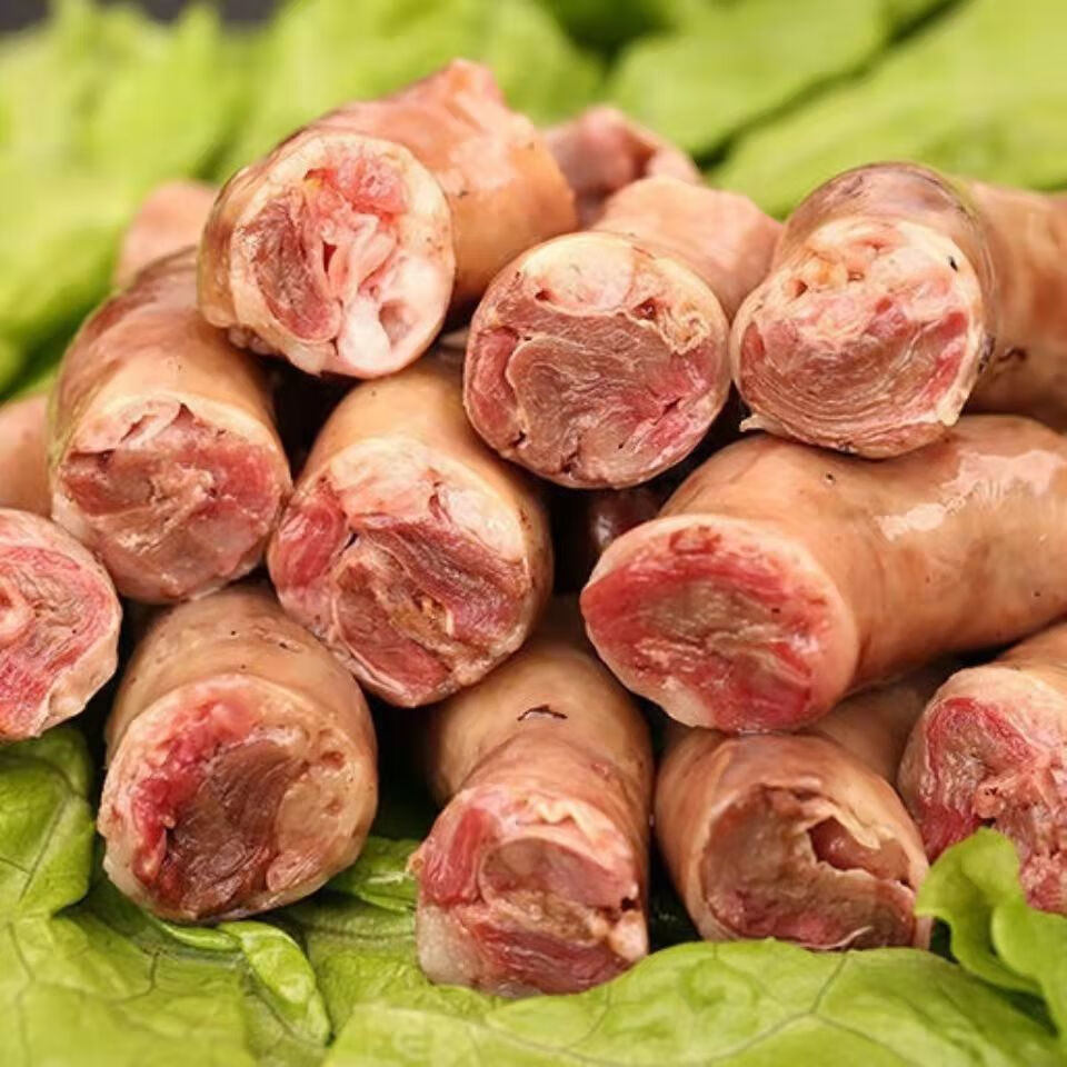 羊肚包肉羊肉肠美食肠包肉手工羊肠批发羊肉肠2斤