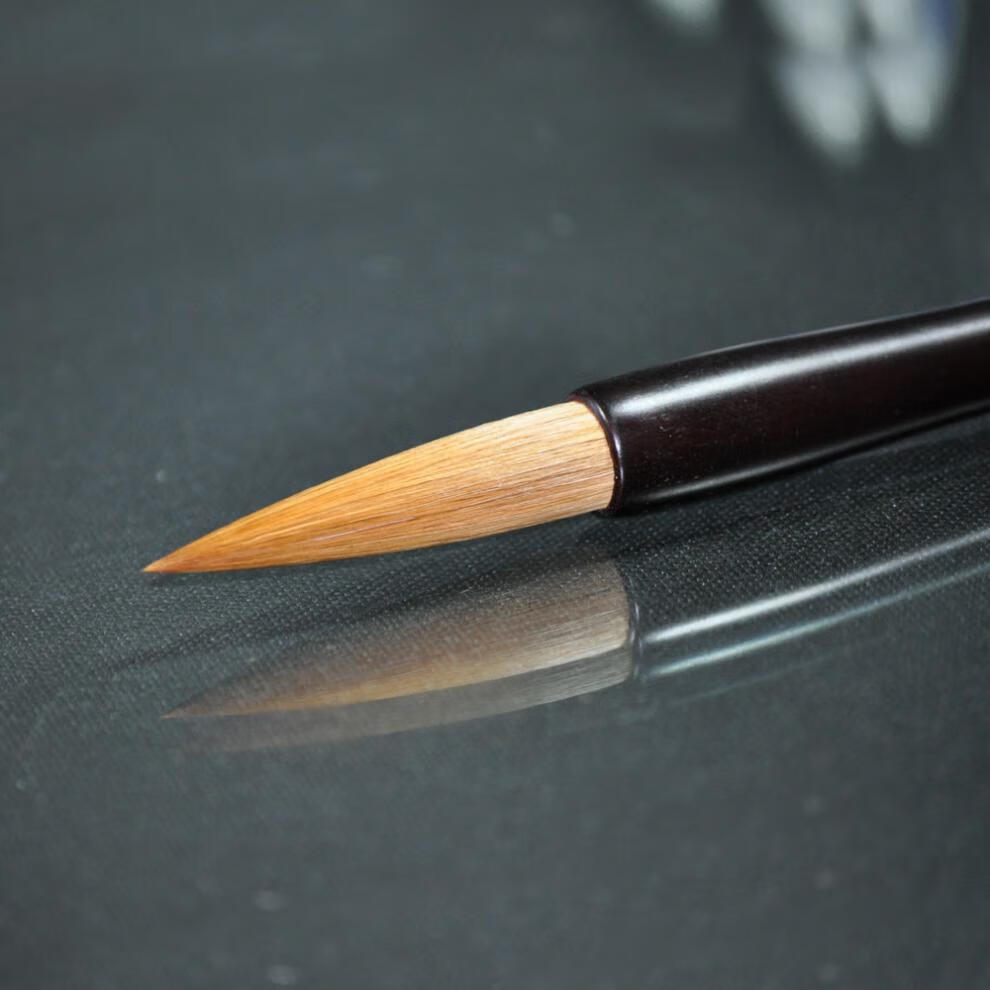 周虎臣纯狼毫毛笔周虎臣毛笔上海纯狼毫书法家礼品盒装精品兼毫好毛笔