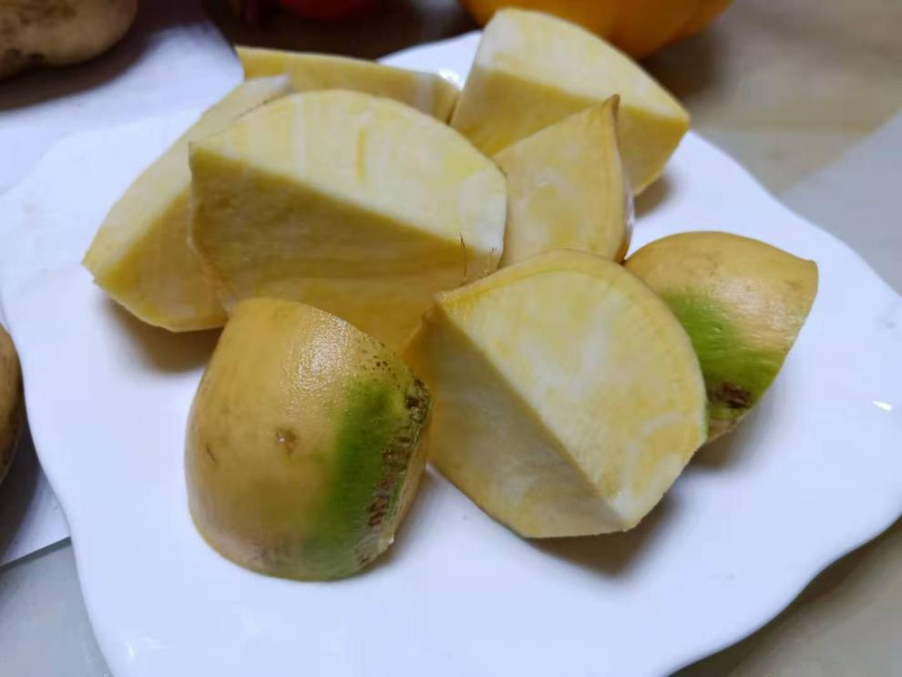 【现挖】新鲜黄蔓菁 旱地蔓菁 甜蔓菁 黄蔓菁 黄心芜菁疙瘩菜河北特色