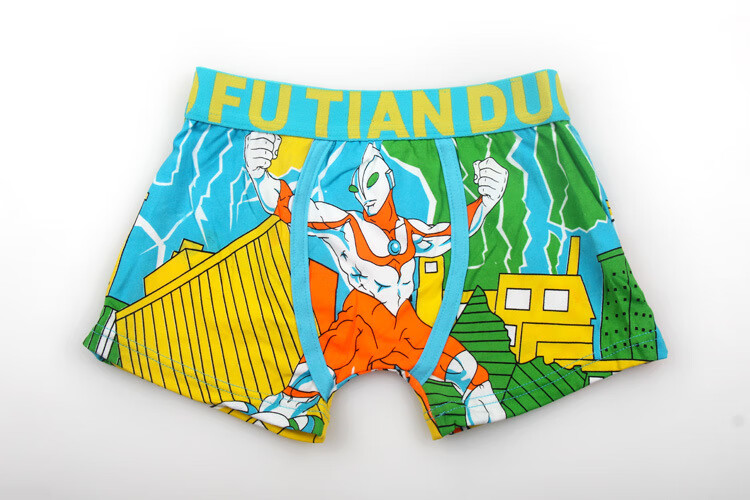 奥特曼内裤5条装奥特曼儿童内裤卡通印花内裤棉学生内裤透气5条奥特曼