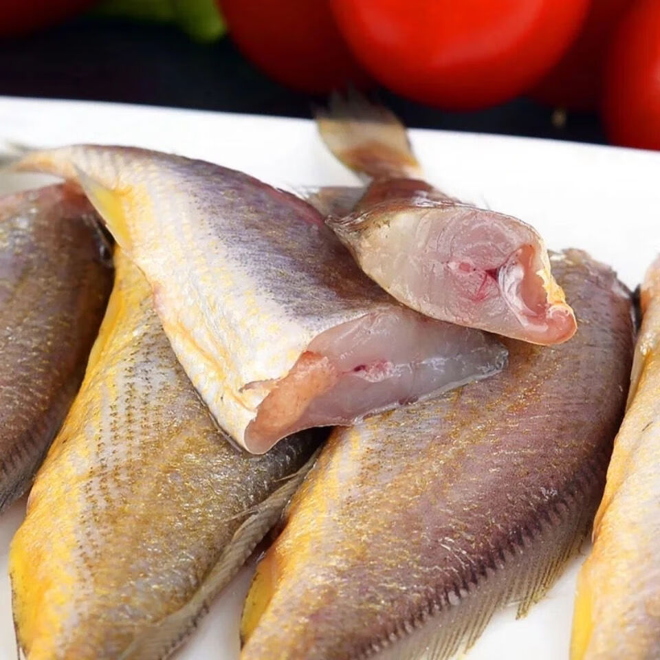 去头黄花鱼海捕小黄花冷冻黄花鱼海鲜水产生鲜精品黄花鱼3斤装