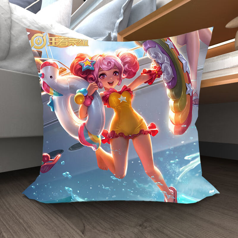 王者荣耀抱枕公孙离小乔游戏全皮肤同款抱枕靠枕周边抱枕定制照片生日