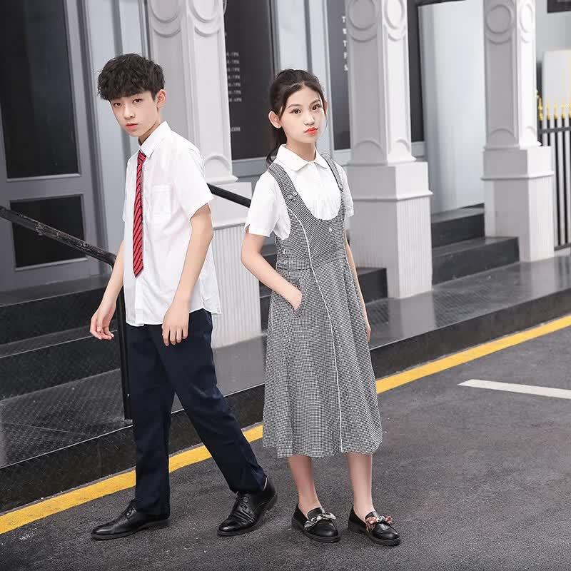 适用深圳初中校服夏季礼服高中生套装中学生初中生外套深圳市统一制服