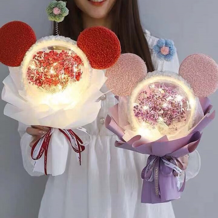 天南兄弟(tnbrothers) 波波球花束生日会场布置用品网红气球满天星