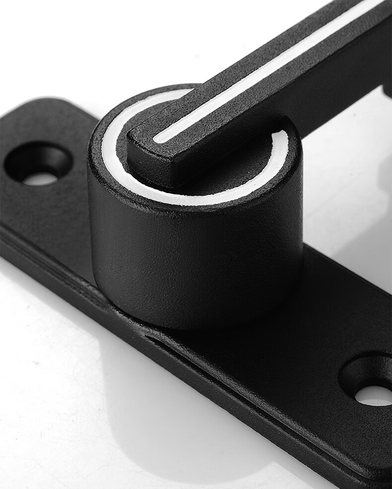 免打孔门扣90度卫生间门锁神器推拉门锁扣卡扣移门180度插销门栓砂银