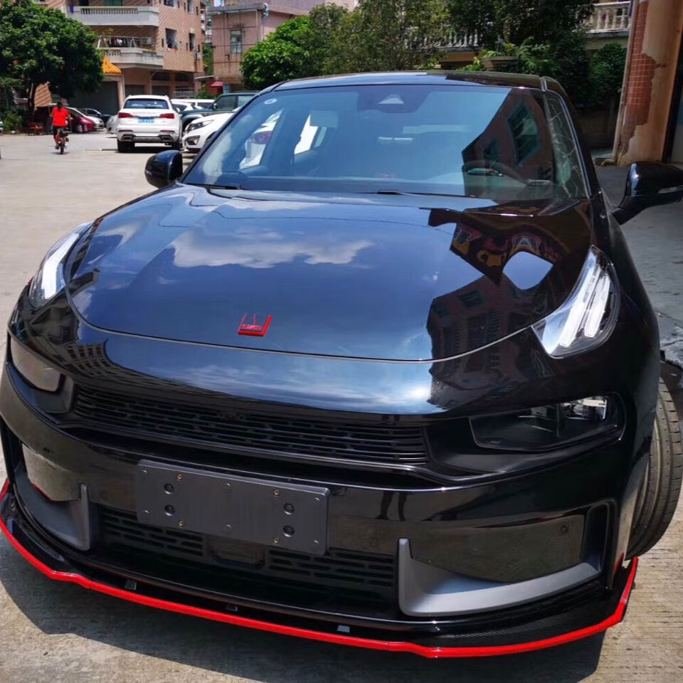 适用于领克03改装前铲装饰专用运动大包围汽车用品前唇脸碳纤维套件哑