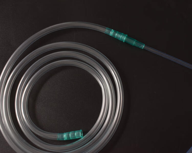 长丰一次性使用吸引器连接导管带头吸引管 负压引流器连接导管 连接