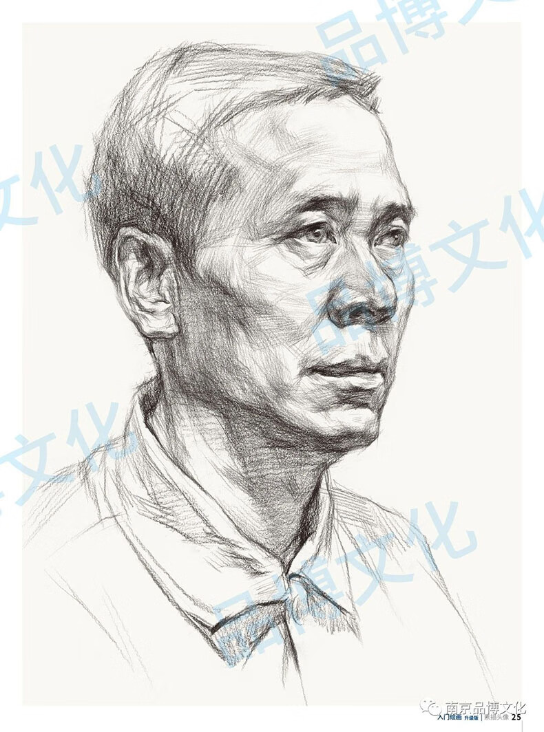 正版入门绘画素描头像升级版绘画基础教程人物头像五官结构解析临摹