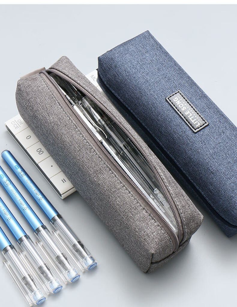 笔袋尼龙简约ins韩国大容量男女日系小清新文具袋高中生大学生考试