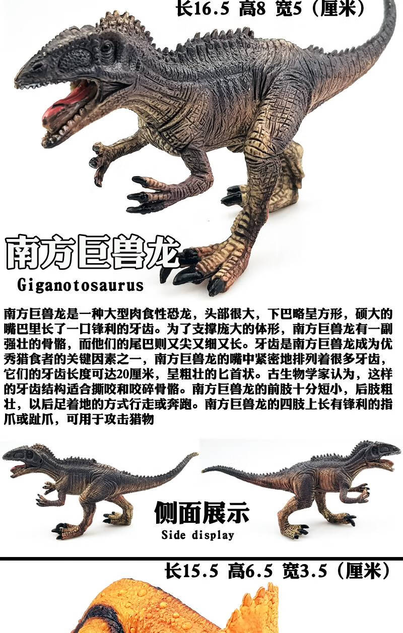 儿童仿真恐龙玩具套装霸王龙腕龙三角龙小恐龙模型卡片软塑胶儿童玩具
