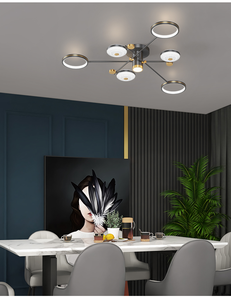 arrow箭牌照明轻奢吊灯客厅灯现代简约大气2022年新款网红北欧卧室