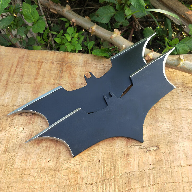 腾轩飞刀飞镖蝙蝠镖暗黑蝙蝠侠玩具黑暗骑士收藏蝙蝠飞镖柳叶飞针传统