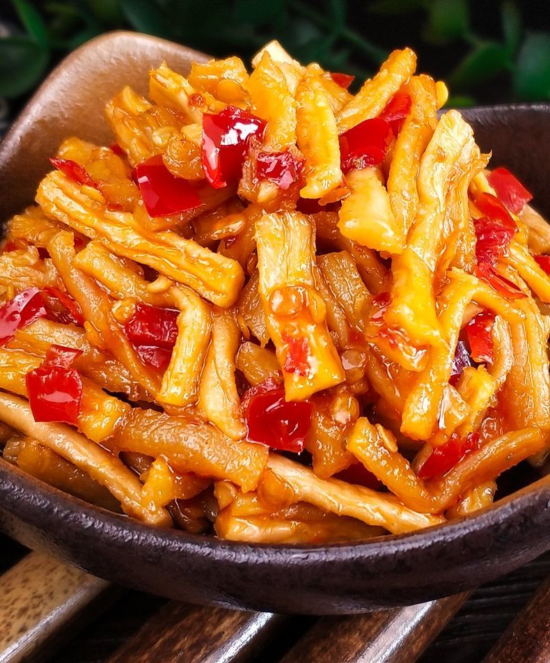 湖南特产香辣萝卜干下饭菜开胃菜农家自制香脆咸菜剁椒脆萝卜450 萝卜