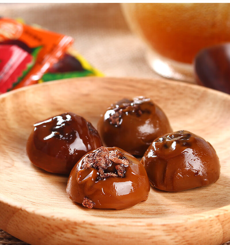 徐福记话梅糖徐福记黑糖话梅糖500g散装酸甜怀旧结婚庆喜糖休闲零食