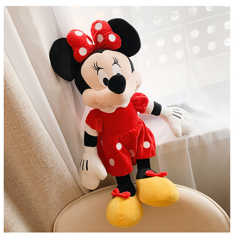 迪士尼米奇米妮公仔米老鼠毛绒玩具大号迪士尼玩偶娃娃女孩生日礼物