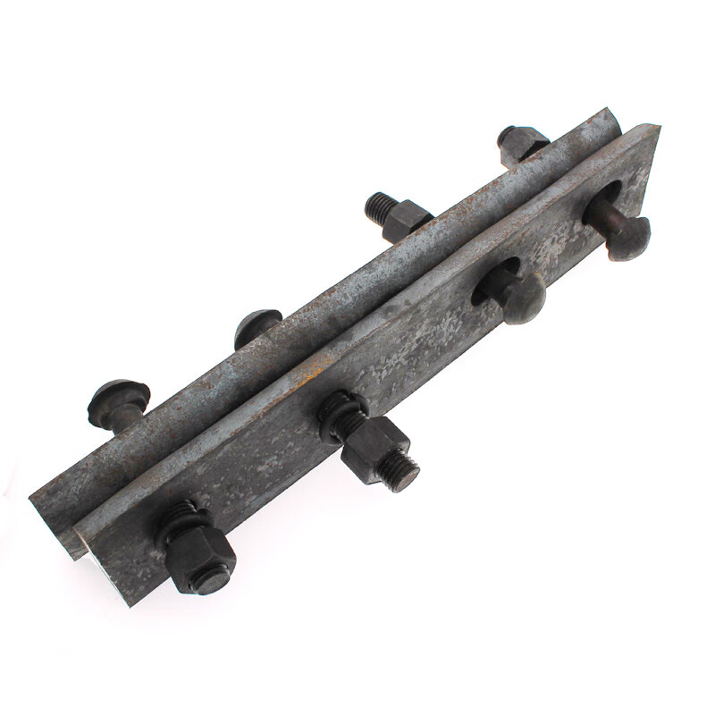 行车钢轨轨道连接板8912151822243843kg夹板压板夹轨鱼尾板 50kg轨道