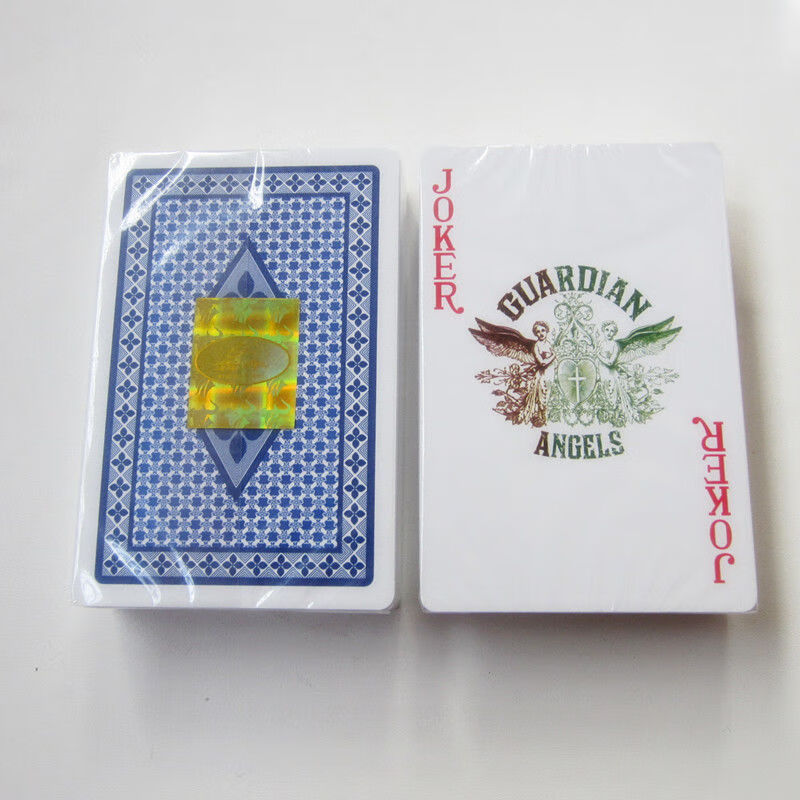 犇牛小天使塑料磨砂扑克牌ts002桥牌梭哈可水洗 ts002小天使绿色1副