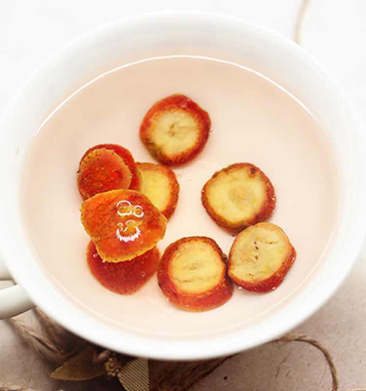 500g山楂干有核山楂干泡水新鲜有籽山楂片泡茶水果干山楂干茶