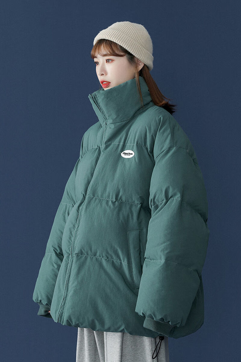 贤语冬季外套女短款面包服棉服女2021新款棉袄女学生韩版棉衣ins宽松