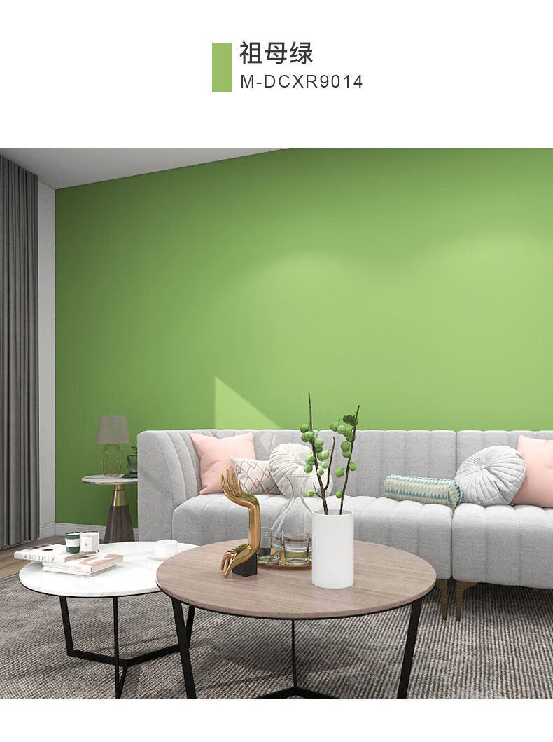 古具自粘墙纸贴纸宿舍背景墙翻新桌贴莫兰迪系水泥灰加厚款特大号宽