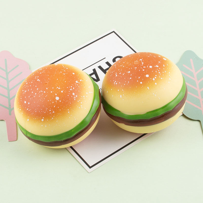 创意汉堡玩具解压仿真食物捏捏乐减压神器发泄整蛊回弹揉捏玩具仿真