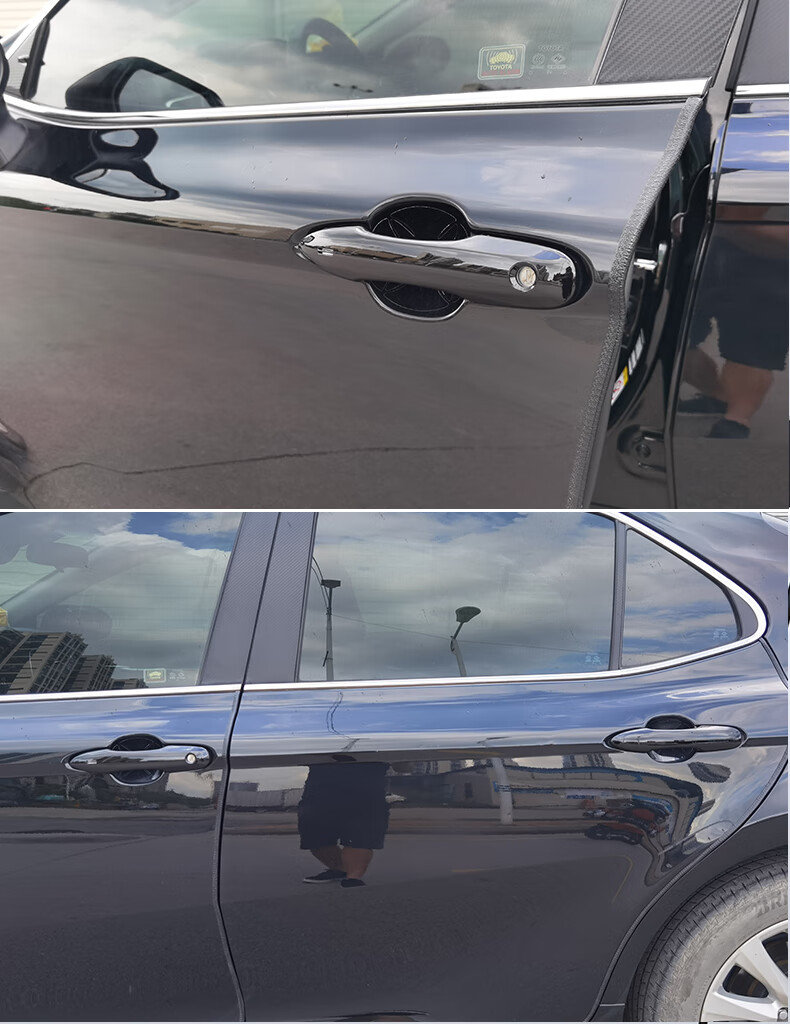 适用于丰田八代凯美瑞车门把手防护贴18192021款门碗拉手保护套2021款