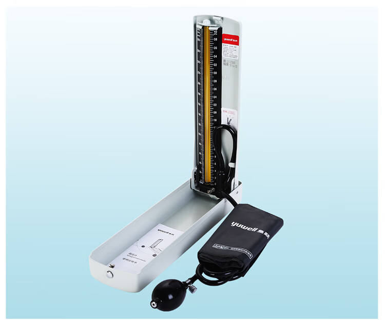 鱼跃(yuwell)血压计台式血压仪 手动测量血压器 家用医用上臂式测压表