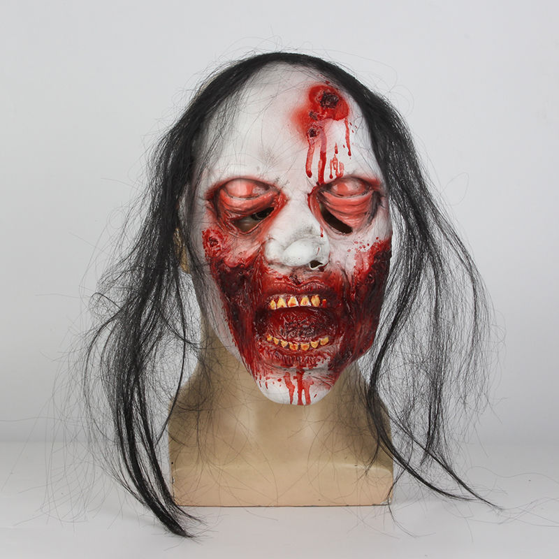 林中鸟万圣节恐怖面具鬼节鬼脸头套吓人搞怪鬼脸恶魔鬼屋派对装扮道具