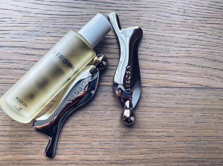 lirosa原点水霜系列之人鱼铂金刮痧板按摩鱼紧致搭配绿膜 lirosa刮痧