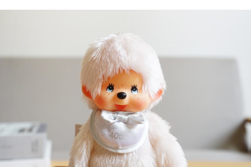 京闪配送蒙奇奇公仔正版限量版日本萌趣趣娃娃monchhichi周年限量版