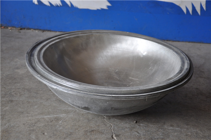 钢板反边锅翻边锅加厚大号熟铁双边锅老式食堂用大锅饭店炒锅加厚直径