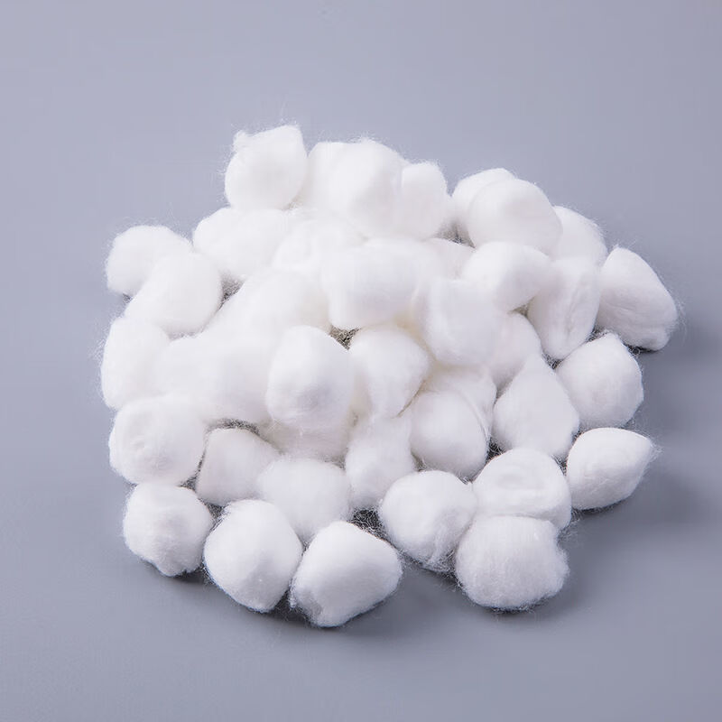 医用脱脂棉球非无菌一次性蘸碘伏酒精化妆棉球消毒拔罐非无菌棉球 100