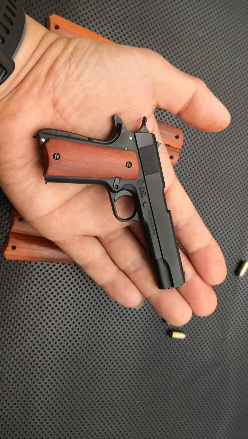 全金属柯尔特1205m1911军迷全金属可拆卸抛壳模型不可发射炝定制磨砂