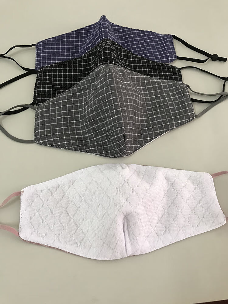 简菲蝶新品口罩布料2022夏季防晒透气男女加大成人时尚格子口罩可水洗