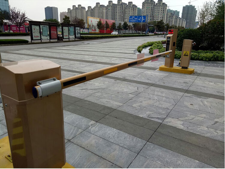 捷顺新款椭圆杆捷顺道闸杆胶条发光杆防砸带灯门卫金色捷顺8050椭圆4