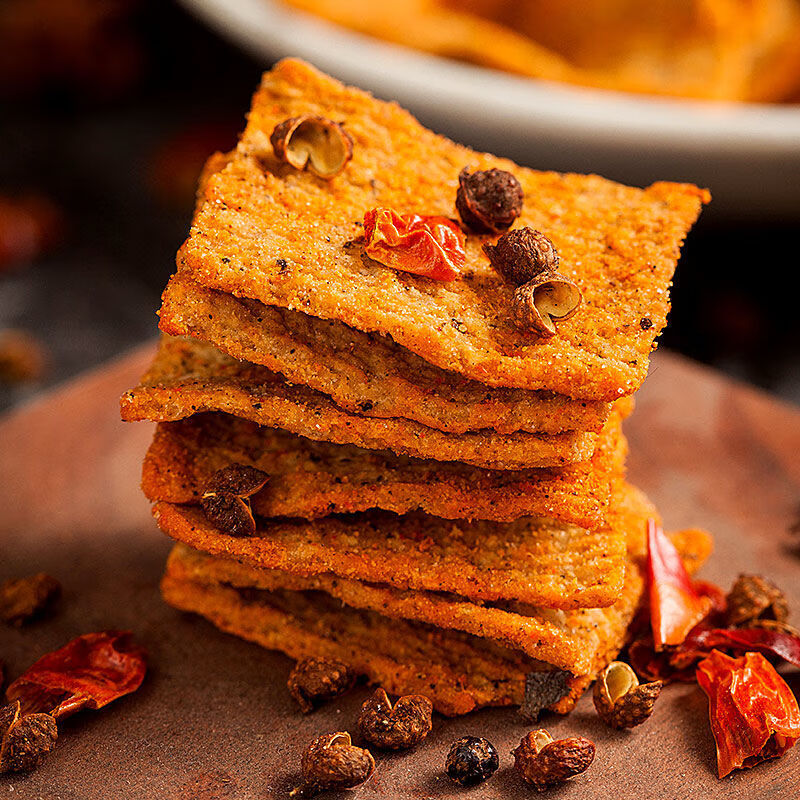 诸葛卧龙锅巴 手工网红花椒锅巴世家诸葛卧龙襄阳小吃香辣椒香味怀旧