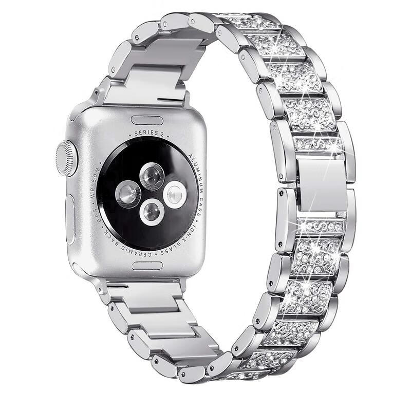 适用iwatch8/7手表带金属腕带苹果手表表带apple watch6/5/se/4/3/2代